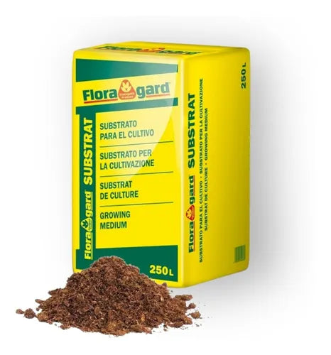 Turba substrat granulatie medie / pamant de plante Floragard MP 0-40mm 250 L by Gradina Noastra